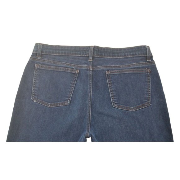 EILEEN FISHER Women's 5 Pocket Jeans SIZE 10 Dark Wash - Picture 3 of 6